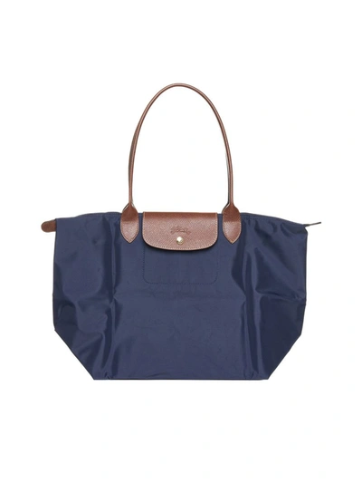Shop Longchamp Bags In Marine