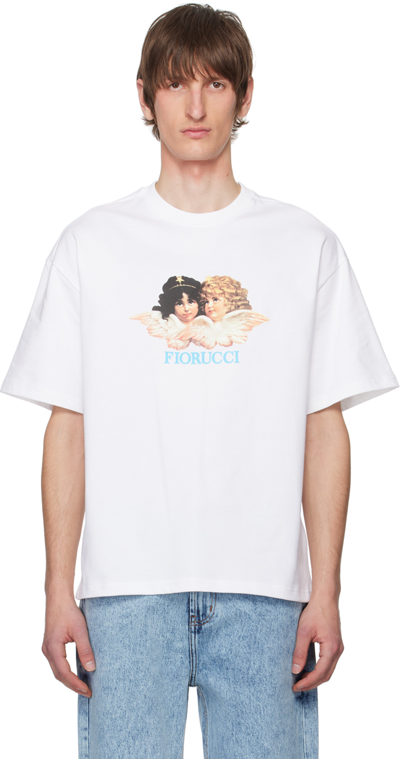 Shop Fiorucci White Classic Angel T-shirt