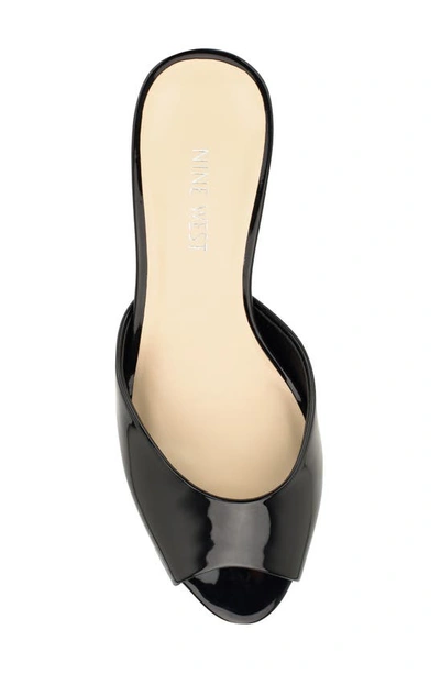 Shop Nine West Lill Kitten Heel Pump In Nero