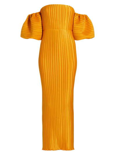 Shop L'idée Women's Les Éléments Sirene Gown In Amber