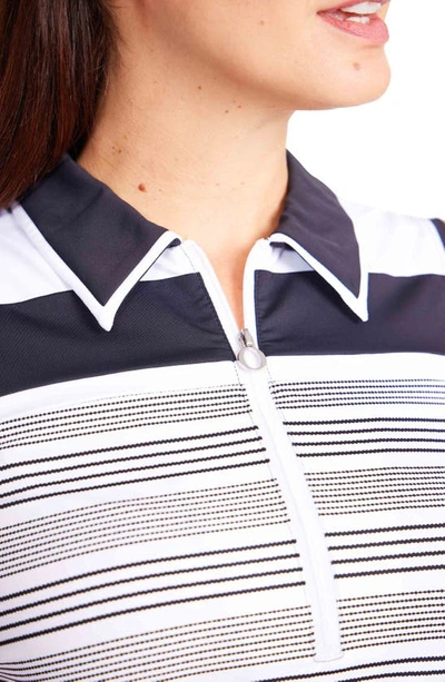 Shop Kinona At The Turn Sleeveless Golf Top In Zig Zag Stripe