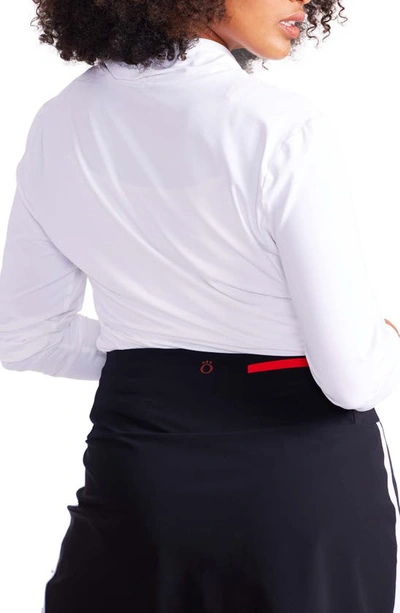 Kinona Lovely Layer Long Sleeve Top In White
