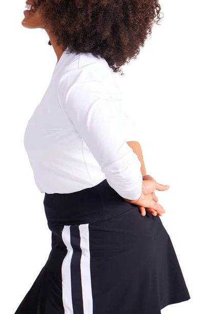Kinona Lovely Layer Long Sleeve Top In White