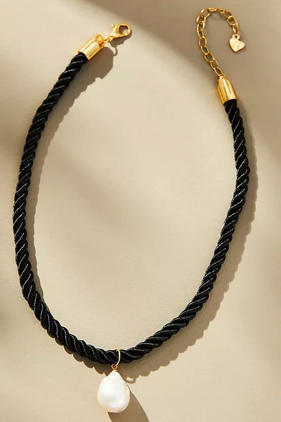 Shop Frasier Sterling Corsica Necklace In Black