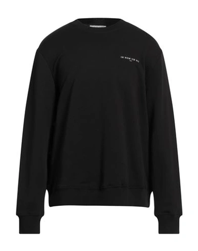 Ih Nom Uh Nit Man Sweatshirt Black Size Xl Cotton In Black