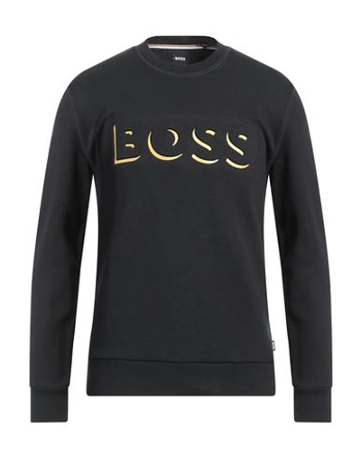 Hugo Boss Boss Man Sweatshirt Black Size S Cotton In Black