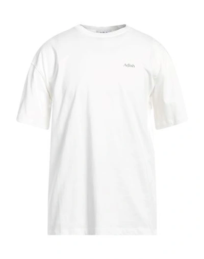 Shop Adish Man T-shirt Off White Size Xl Cotton