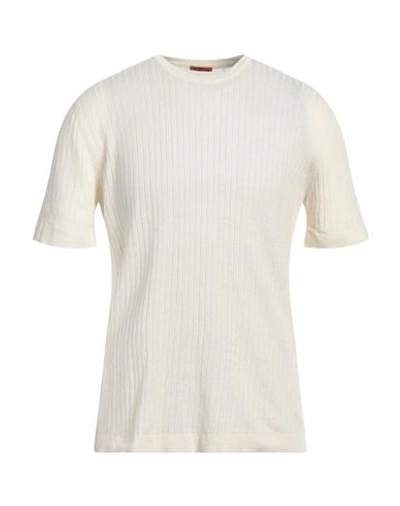 Shop Barena Venezia Barena Man Sweater Ivory Size M Linen, Cotton In White