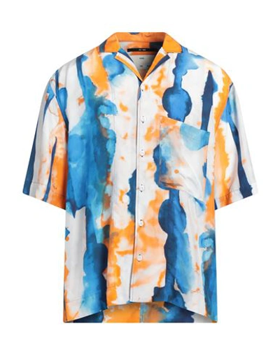 Song For The Mute Man Shirt Orange Size 40 Viscose In Orange
