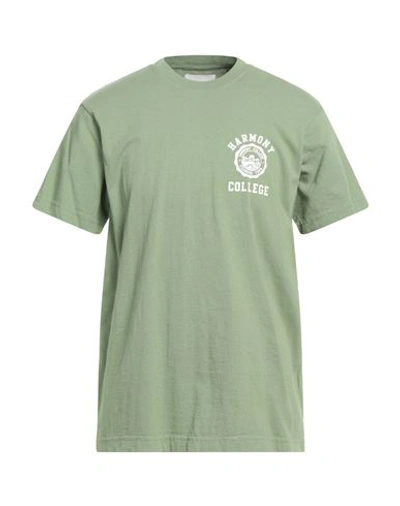 Shop Harmony Paris Man T-shirt Light Green Size Xl Cotton