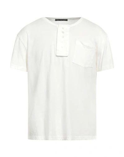 Shop Daniele Alessandrini Man T-shirt White Size S Cotton
