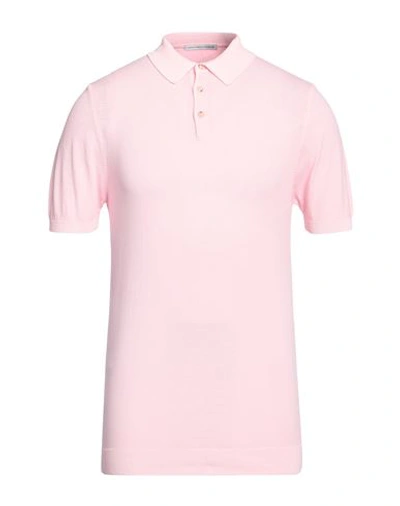 Shop Grey Daniele Alessandrini Man Sweater Pink Size 38 Cotton