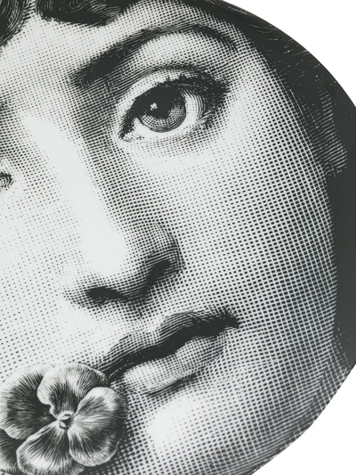 Fornasetti Wall Plate In B/w