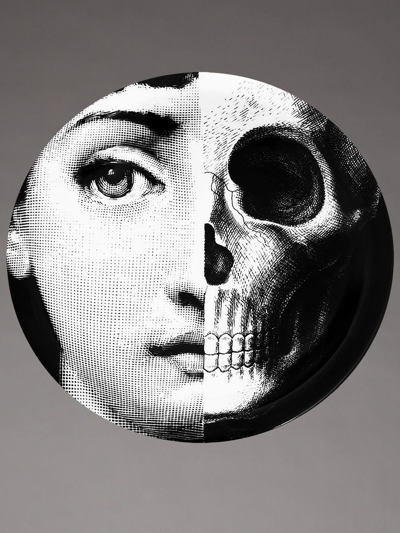 Shop Fornasetti Ashtray In B/w