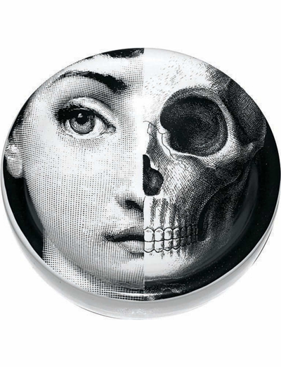 Shop Fornasetti Ashtray In B/w