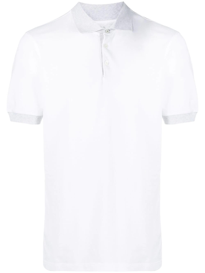 Shop Brunello Cucinelli Logo-print Polo Shirt