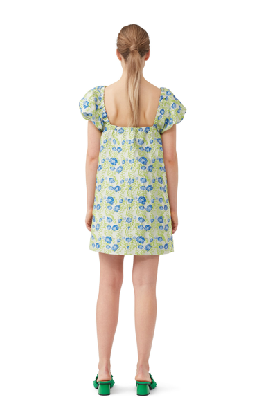Shop Ganni Jacquard Mini Dress
