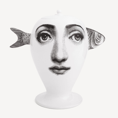 Shop Fornasetti Vase Pesce Fish Black/white