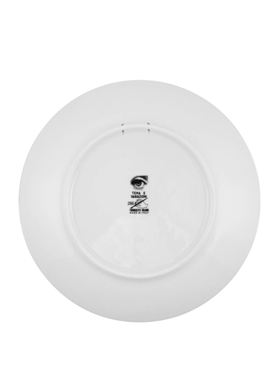 Fornasetti Wall Plate Ptv286x In B/w