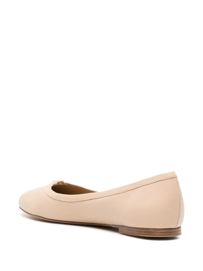 Shop Chloé Marcie Leather Ballerina