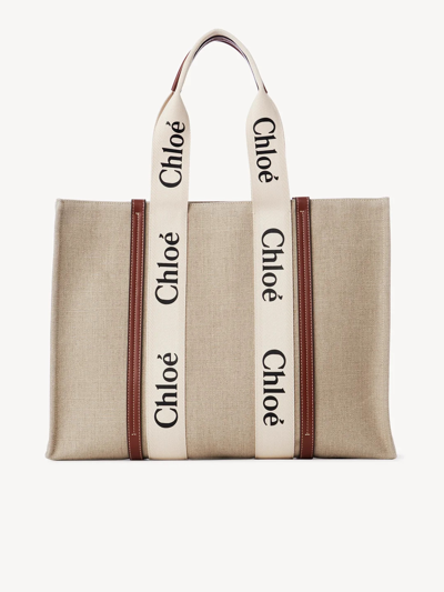 Shop Chloé Woody Tote Bag