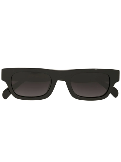 Shop Anine Bing Otis Square Frame Sunglasses Black