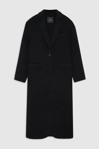 Shop Anine Bing Quin Notched Lapels Coat