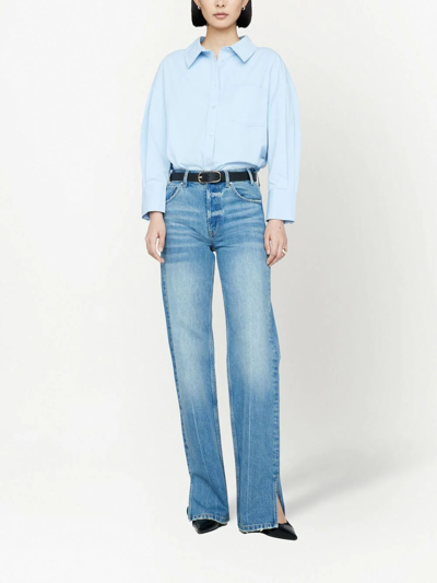 Shop Anine Bing Roy Straight Jeans