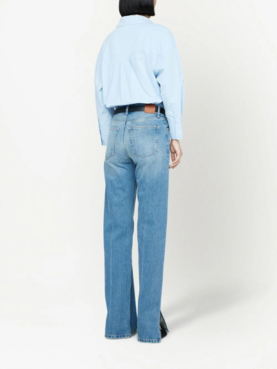 Shop Anine Bing Roy Straight Jeans