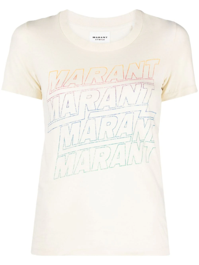 Shop Marant Etoile Marant Étoile Zoeline Cotton T-shirt