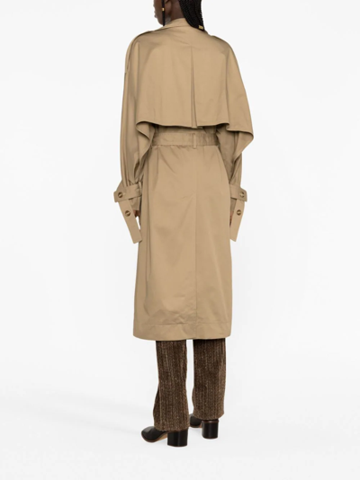 Shop Acne Studios Double Breasted Trench Coat