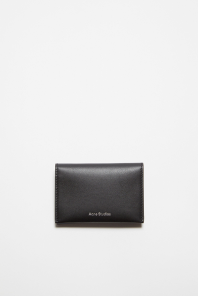 Shop Acne Studios Logo Print Leather Wallet