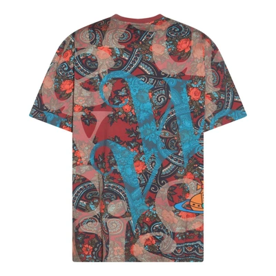 Shop Vivienne Westwood T-shirts And Polos In Rose Paisley
