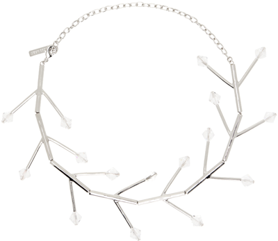 Shop Hugo Kreit Silver Wishbone Necklace