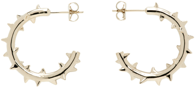 Shop Justine Clenquet Gold Hirschy Earrings