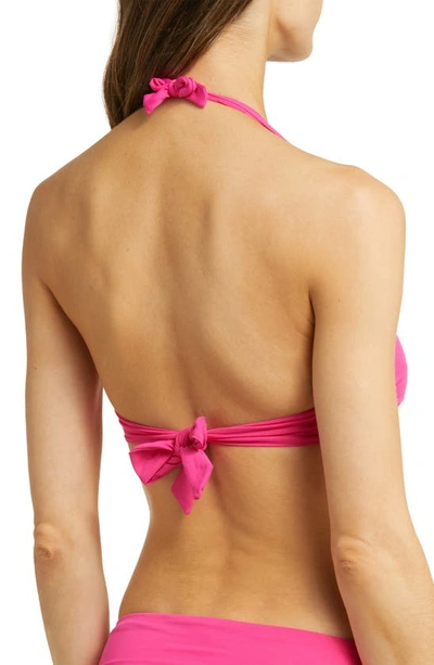 Shop Melissa Odabash Brussels Underwire Bikini Top In Fuchsia