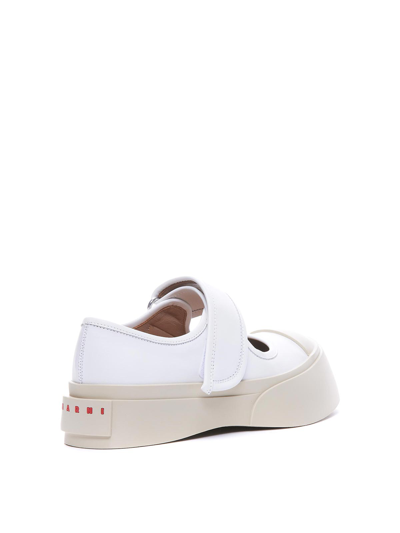 Marni Avvisare Luisa X Alicemary Jane Sneakers In Blanco