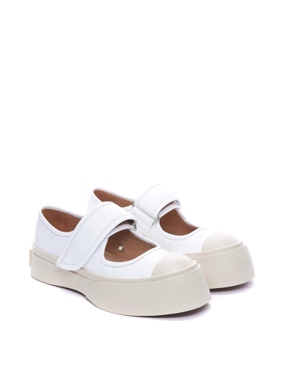 Marni Avvisare Luisa X Alicemary Jane Sneakers In Blanco