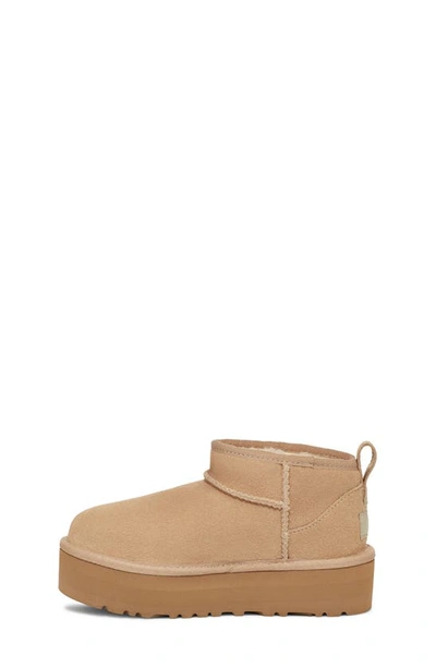 Ugg Girls  Ultra Mini Platform In Sand