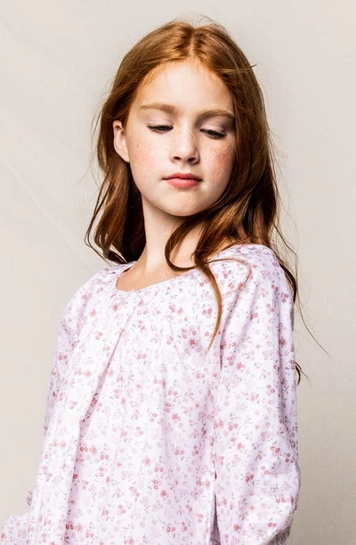 Petite Plume Girls' Dorset Floral Delphine Nightgown - Baby, Little Kid, Big Kid In White