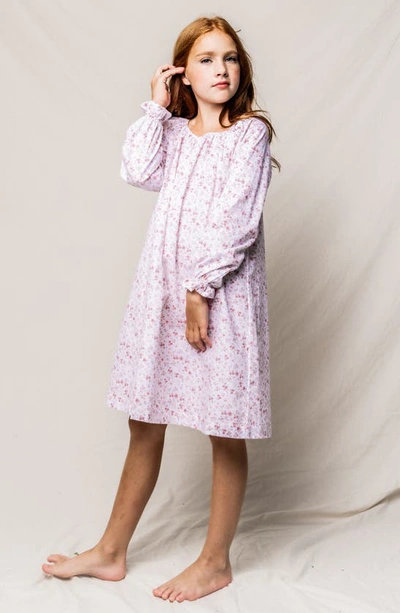 Shop Petite Plume Kids' Dorset Floral Nightgown In White