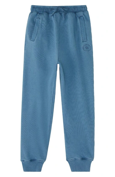 Shop The Sunday Collective Kids' Natural Dye Everyday Joggers In Indigo