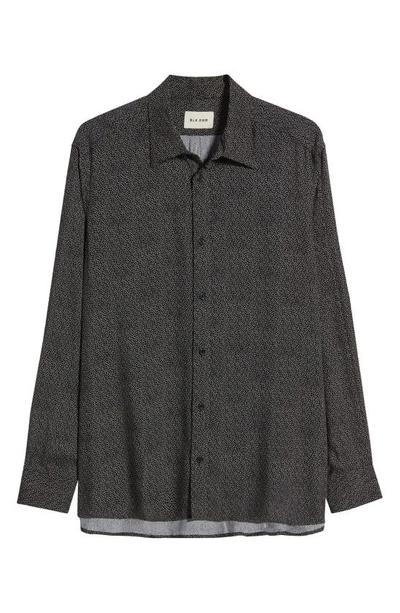 Shop Blk Dnm Microdot Button-up Shirt In Black / Off White Mini Dot