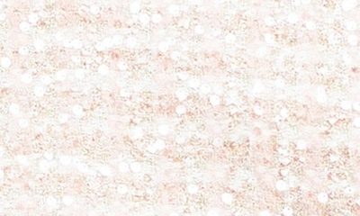 Endless Rose Sequin Tweed Long Sleeve Blazer Romper In Pink