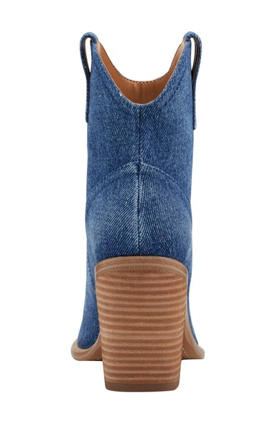 Marc Fisher Ltd Jalella Pointed Toe Western Boot In Medium Blue 420