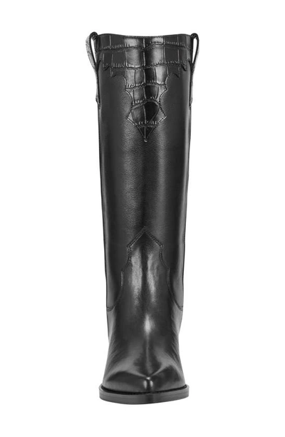 Shop Marc Fisher Ltd Hilaria Pointed Toe Western Boot In Black