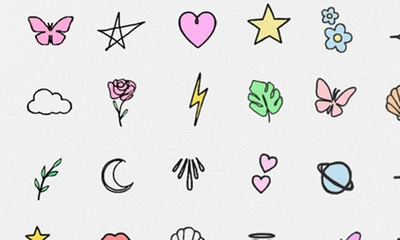 Inked By Dani Pastel Magic Nail Art Temporary Tattoos In Multi