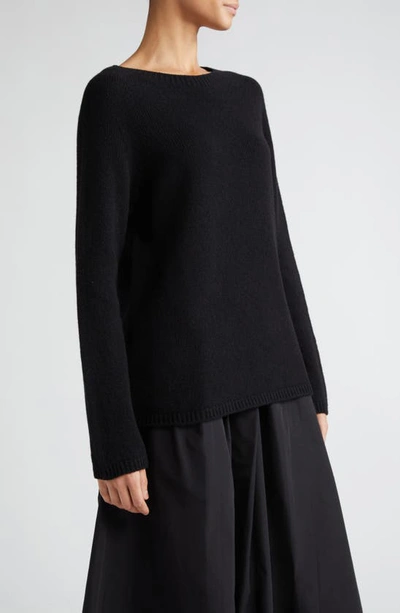 Shop Max Mara George Wool & Cashmere Blend Sweater In Black