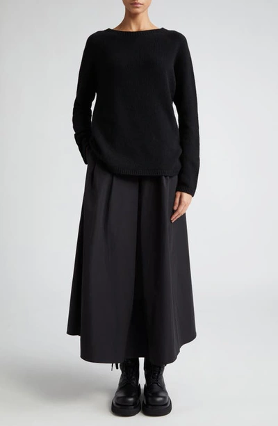 Shop Max Mara George Wool & Cashmere Blend Sweater In Black
