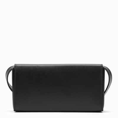 Shop Ferragamo Black Leather Shoulder Bag